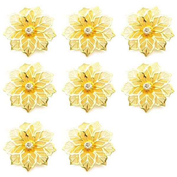 set of 8 napkin rings dinning table setting for casual or formal occasions- flower gold
set of 8 napkin rings dinning table setting for casual or formal occasions- flower gold