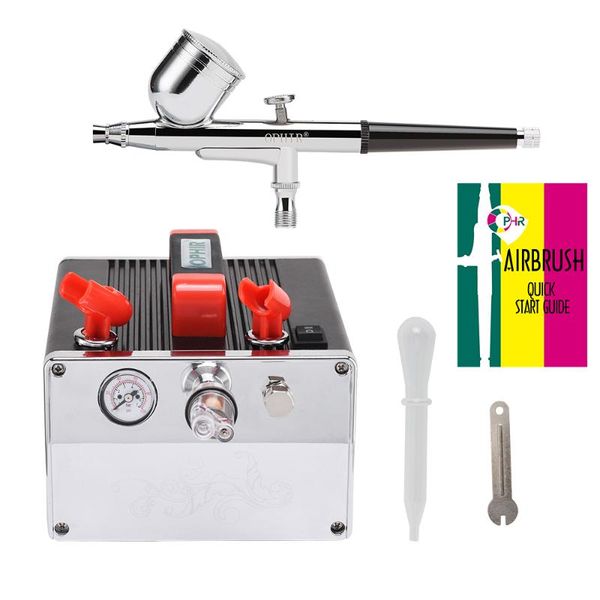 pneumatic tools ophir dual action airbrush gravity paint gun kit with portable air compressor for body cake decoration nail art ac061b+004
pneumatic tools ophir dual action airbrush gravity paint gun kit with portable air compressor for body cake decoration nail art ac061b+004