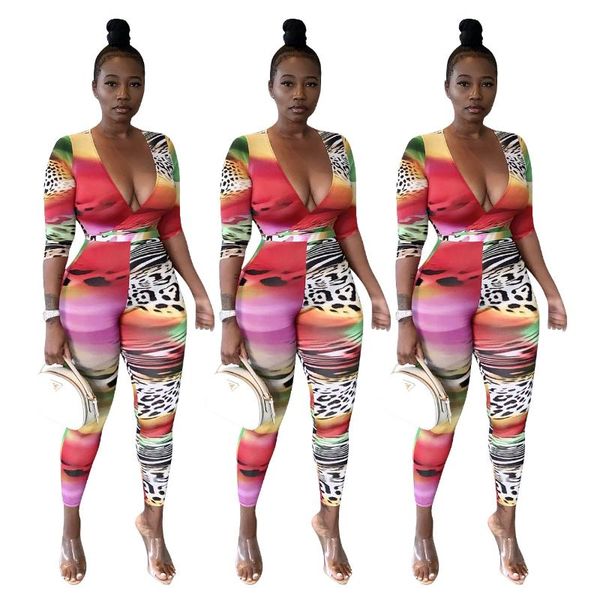 women's jumpsuits & rompers echoine leopard printed multi-color jumpsuit women bodycon jogger tracksuit sports casual clothes overalls, Black;white
women's jumpsuits & rompers echoine leopard printed multi-color jumpsuit women bodycon jogger tracksuit sports casual clothes overalls, Black;white