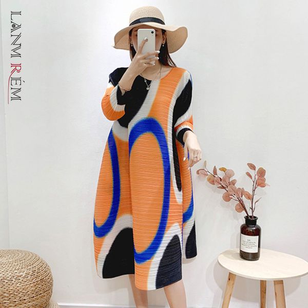 women printed dress plus size round neck three quarter sleeves female elegant loose casual pleated dresses summer 2h239 210507, Black;gray
women printed dress plus size round neck three quarter sleeves female elegant loose casual pleated dresses summer 2h239 210507, Black;gray