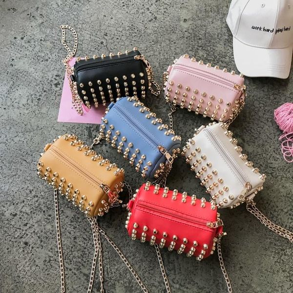 kids purses and handbags mini crossbody cute girls rivet coin pouch bag women pures bags children purse, White
kids purses and handbags mini crossbody cute girls rivet coin pouch bag women pures bags children purse, White