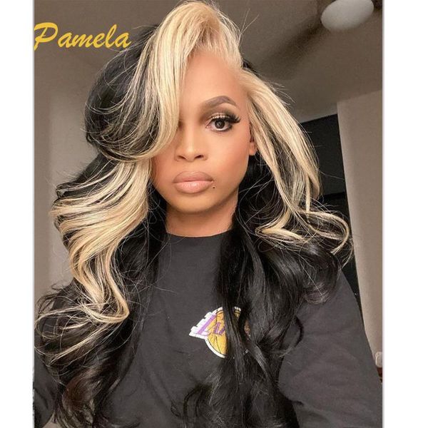 lace wigs 1b/613 ombre human hair wig highlight body wave front 13x1lace frontal honey blonde, Black;brown
lace wigs 1b/613 ombre human hair wig highlight body wave front 13x1lace frontal honey blonde, Black;brown
