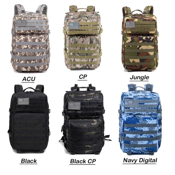 outdoor bags 50l camouflage army backpack men military tactical assault hunting trekking rucksack waterproof bug out bag
outdoor bags 50l camouflage army backpack men military tactical assault hunting trekking rucksack waterproof bug out bag