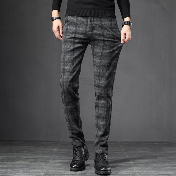 men's pants 2021 autumn winter thick classic plaid men's casual business fashion black blue grey elastic fit jobs trousers male 38
men's pants 2021 autumn winter thick classic plaid men's casual business fashion black blue grey elastic fit jobs trousers male 38