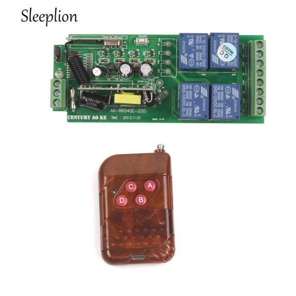 smart home control sleeplion ac85v~250v 110v 220v 230v 4ch wireless remote switches relay output radio rf transmitter + receiver
smart home control sleeplion ac85v~250v 110v 220v 230v 4ch wireless remote switches relay output radio rf transmitter + receiver