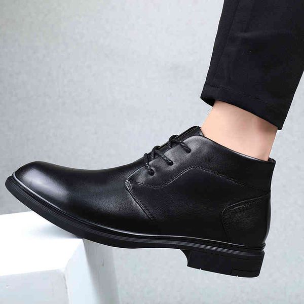 dress shoes man genuine leather boots lace up winter plush warm snow anti slip father ankle a4 0m9u, Black
dress shoes man genuine leather boots lace up winter plush warm snow anti slip father ankle a4 0m9u, Black