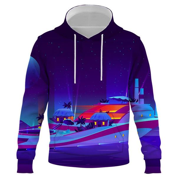 men's hoodies & sweatshirts 2021 fashion hoodie sweatshirt harajuku men and women 3d night view pattern cruise printed clothing, Black
men's hoodies & sweatshirts 2021 fashion hoodie sweatshirt harajuku men and women 3d night view pattern cruise printed clothing, Black