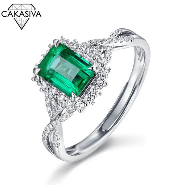 cluster rings women's fashion luxury s925 silver emerald square zircon ring engagement wedding gift jewelry wholesale, Golden;silver
cluster rings women's fashion luxury s925 silver emerald square zircon ring engagement wedding gift jewelry wholesale, Golden;silver