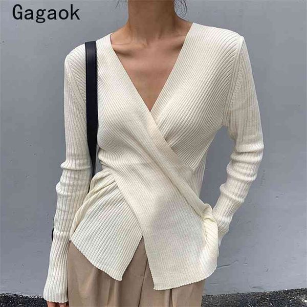women office lady fashion knitted sweaters spring autumn v-neck criss-cross solid slim chic wild pullover k3893 210531, White;black
women office lady fashion knitted sweaters spring autumn v-neck criss-cross solid slim chic wild pullover k3893 210531, White;black