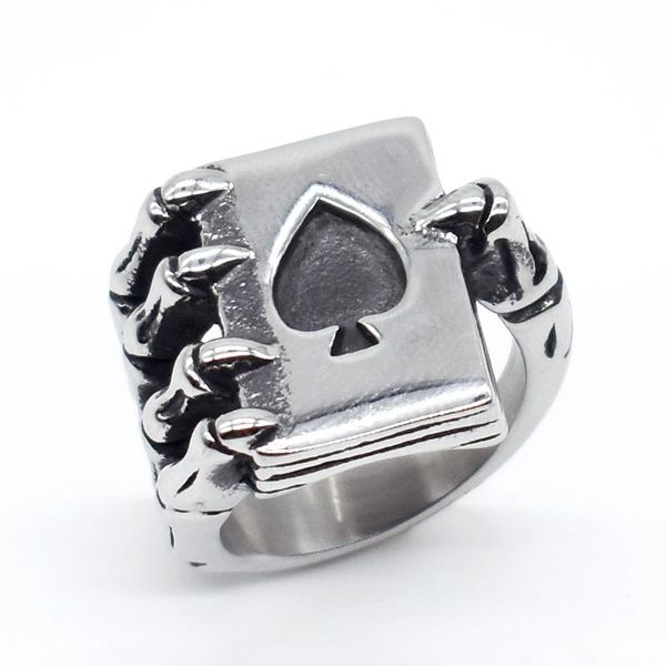 cluster rings amumiu 2021 claw fashion stainless steel ring for men biker punk jewelry spades poker wholesale hr078, Golden;silver
cluster rings amumiu 2021 claw fashion stainless steel ring for men biker punk jewelry spades poker wholesale hr078, Golden;silver