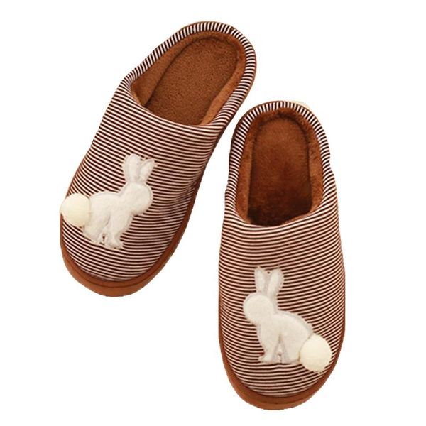 slippers promotion fashion ladies plush cute cartoon women indoor, Black