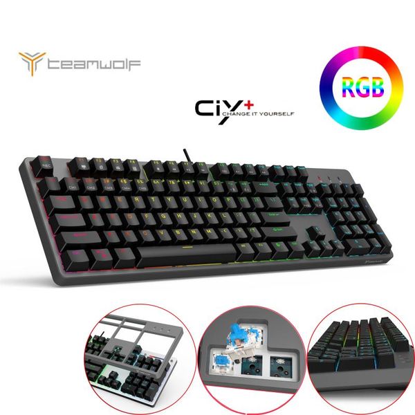 original team wolf x35 mechanical keyboard rgb backlight red/blue/black/brown ciy switch for pc computer gamer anti-ghosting keyboards
original team wolf x35 mechanical keyboard rgb backlight red/blue/black/brown ciy switch for pc computer gamer anti-ghosting keyboards