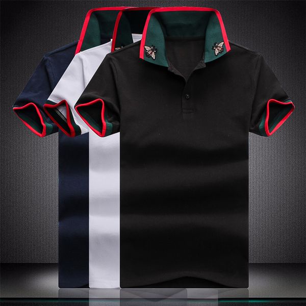 fashion mens polo t shirts snake embroidery polos bee stripe men high street 21ss casual horse tees shirt size m-xxxl, White;black
fashion mens polo t shirts snake embroidery polos bee stripe men high street 21ss casual horse tees shirt size m-xxxl, White;black