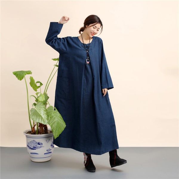 casual dresses 2021 style cotton and linen women dress long robes loose plus size womens clothing d450, Black;gray
casual dresses 2021 style cotton and linen women dress long robes loose plus size womens clothing d450, Black;gray