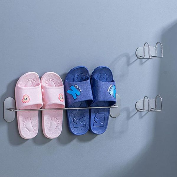 wall mounted shoe rack hanging holder organizer hanger slippers drain storage shelf bathroom clothing & wardrobe
wall mounted shoe rack hanging holder organizer hanger slippers drain storage shelf bathroom clothing & wardrobe