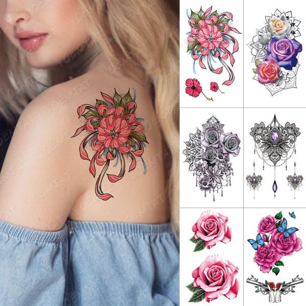 temporary tattoos waterproof tattoo sticker snake rose lotus flash lace flowers body art arm water transfer fake tatoo women men
temporary tattoos waterproof tattoo sticker snake rose lotus flash lace flowers body art arm water transfer fake tatoo women men