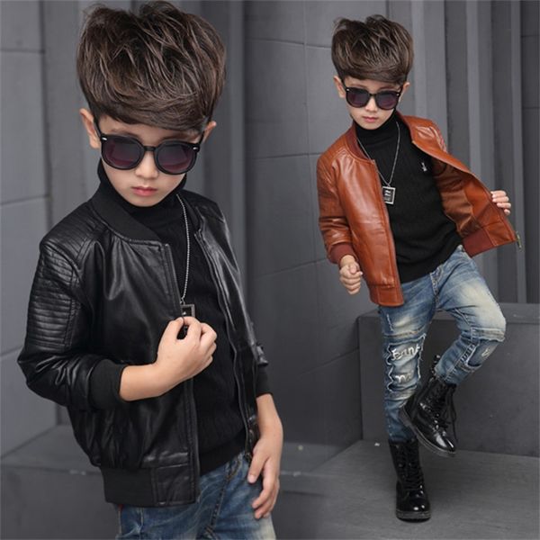2018 boys pu leather jackets big boy casual coats kids zipper outwear black/brown 100-160cm retail 173 z2, Blue;gray
2018 boys pu leather jackets big boy casual coats kids zipper outwear black/brown 100-160cm retail 173 z2, Blue;gray