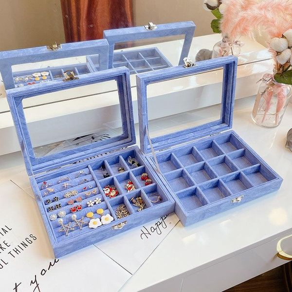 jewelry pouches, bags fashion blue velvet storage box earring necklace ring case creative makeup organizer holder gift ly, Pink;blue
jewelry pouches, bags fashion blue velvet storage box earring necklace ring case creative makeup organizer holder gift ly, Pink;blue