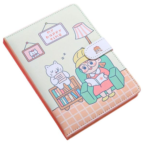 cute girl journal notebook diary planner colorful page pu cover for students w0ye notepads, Purple;pink
cute girl journal notebook diary planner colorful page pu cover for students w0ye notepads, Purple;pink