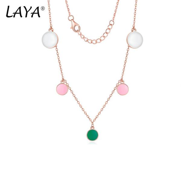 chains laya silver necklace for women 925 sterling style design color enamel round accessories fine jewelry handmade
chains laya silver necklace for women 925 sterling style design color enamel round accessories fine jewelry handmade