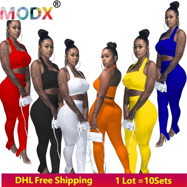 women's two piece pants women sets solid color outfits tank tracksuit sleeveless backless crop leggings summer fall 5679, White
women's two piece pants women sets solid color outfits tank tracksuit sleeveless backless crop leggings summer fall 5679, White