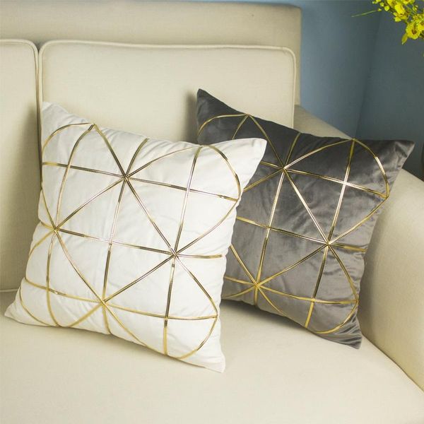 cushion/decorative pillow beige grey geometric cover luxury golden embroidery cushion with pu decoration case sham 45x45cm
cushion/decorative pillow beige grey geometric cover luxury golden embroidery cushion with pu decoration case sham 45x45cm