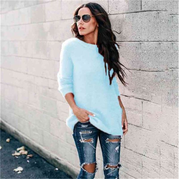 women sweaters winter plus size pullover korean warm wool knitted pink long sleeve 210428, White;black
women sweaters winter plus size pullover korean warm wool knitted pink long sleeve 210428, White;black
