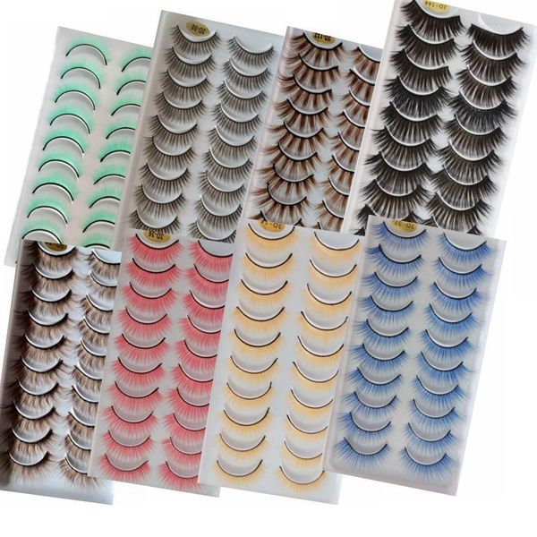 10pair 3d faux mink hair false colored eyelashes natural fluffy eye lash extension makeup cosplay colorful eyelash make up1
10pair 3d faux mink hair false colored eyelashes natural fluffy eye lash extension makeup cosplay colorful eyelash make up1