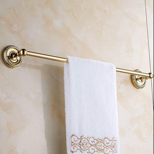 towel racks luxury gold-plating finish brass single bar bathroom accessories holder classic
towel racks luxury gold-plating finish brass single bar bathroom accessories holder classic