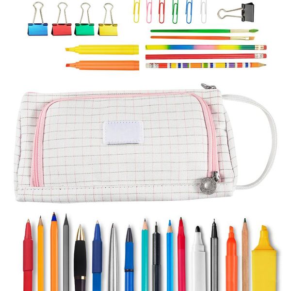 pencil bags case portable large capacity pen storage bag stationery pencils cases for school office drop
pencil bags case portable large capacity pen storage bag stationery pencils cases for school office drop