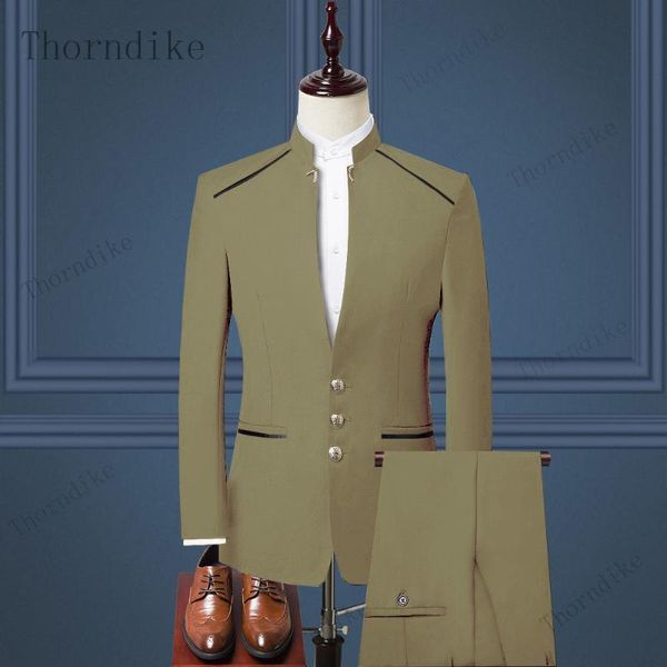 men's suits & blazers thorndike men suit chinese style stand collar male wedding groom slim fit standerd size blazer set tuxedo(jacket+, White;black
men's suits & blazers thorndike men suit chinese style stand collar male wedding groom slim fit standerd size blazer set tuxedo(jacket+, White;black