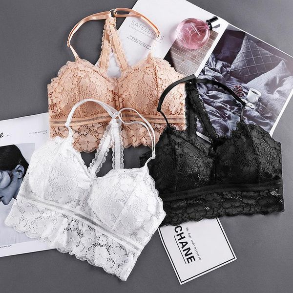 bras lace lingerie wireless bra for women padded beauty back push up bralette female brassiere soft backless underwear, Red;black
bras lace lingerie wireless bra for women padded beauty back push up bralette female brassiere soft backless underwear, Red;black