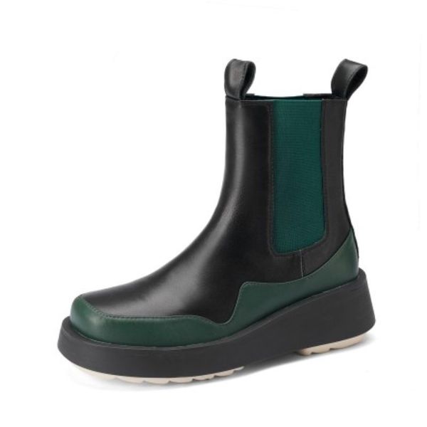 Size 33-40 New Real Leather Women Ankle Boots Shoes Thick Bottom Platform Mixed Color Cool Winter Ladies Footwear, Black
Size 33-40 New Real Leather Women Ankle Boots Shoes Thick Bottom Platform Mixed Color Cool Winter Ladies Footwear, Black