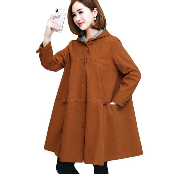 women's trench coats spring autumn women coat long windbreaker plus size womens single-breasted outerwear korean casual a1147, Tan;black
women's trench coats spring autumn women coat long windbreaker plus size womens single-breasted outerwear korean casual a1147, Tan;black
