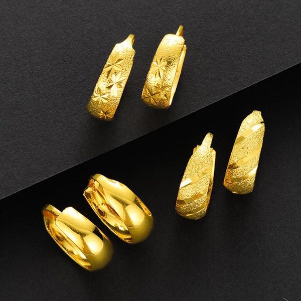 hoop & huggie earrings yellow gold filled classic vintage women jewelry gift, Golden;silver
hoop & huggie earrings yellow gold filled classic vintage women jewelry gift, Golden;silver