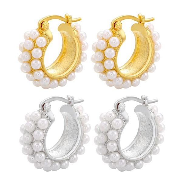 hoop & huggie zhukou gold silver color pearl earrings cute round small for women fashion jewelry wholesale ve503, Golden;silver
hoop & huggie zhukou gold silver color pearl earrings cute round small for women fashion jewelry wholesale ve503, Golden;silver