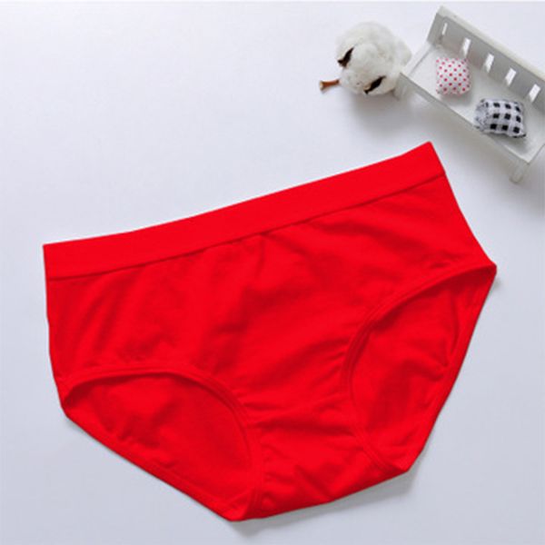 benmingnian koi women's underwear pure cotton wide ee breathable sweat absorbing solid red small pants with middle waist and thin brief, Black;pink
benmingnian koi women's underwear pure cotton wide ee breathable sweat absorbing solid red small pants with middle waist and thin brief, Black;pink