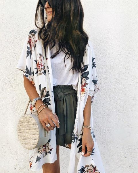 women's blouses & shirts 2021 summer printed floral kimono shirt chic short sleeve robe casual loose beach cardigan chiffon white blous
women's blouses & shirts 2021 summer printed floral kimono shirt chic short sleeve robe casual loose beach cardigan chiffon white blous