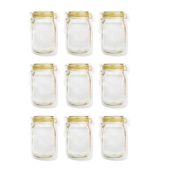 storage bags 100 pcs reusable mason jar snack food bag seal zipper closure candy nuts cookies kitchen organizer
storage bags 100 pcs reusable mason jar snack food bag seal zipper closure candy nuts cookies kitchen organizer