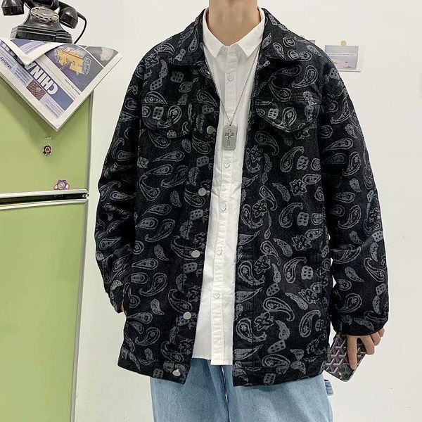 men's jackets 2021 summer thin denim jacket for male korean version of the trend handsome cashew flower ins retro hip-hop, Black;brown
men's jackets 2021 summer thin denim jacket for male korean version of the trend handsome cashew flower ins retro hip-hop, Black;brown