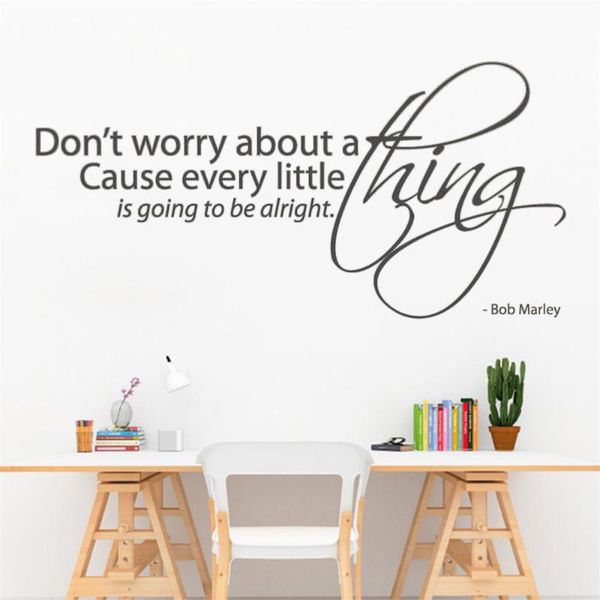 wall stickers music singer decals art don't worry about a thing every little alright quote livingroom decor dw20785
wall stickers music singer decals art don't worry about a thing every little alright quote livingroom decor dw20785
