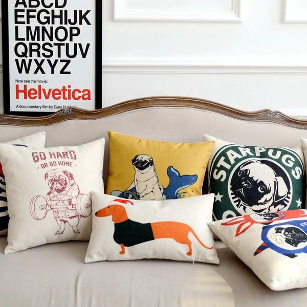cushion/decorative pillow cute pug family printed pillowcase cartoon pet dog cushion decorative cushions home decor sofa throw pillows 45*45
cushion/decorative pillow cute pug family printed pillowcase cartoon pet dog cushion decorative cushions home decor sofa throw pillows 45*45