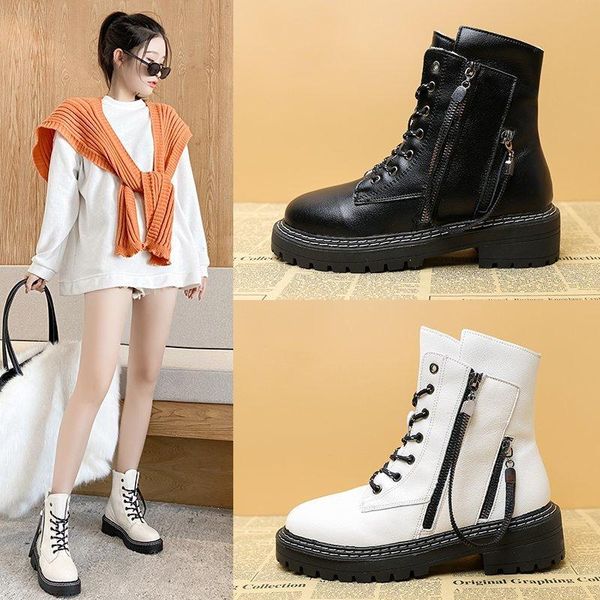 boots ankle women 2021 winter high platform thick heels chunky for flat shoes autumn punk leather motorcycle, Black
boots ankle women 2021 winter high platform thick heels chunky for flat shoes autumn punk leather motorcycle, Black