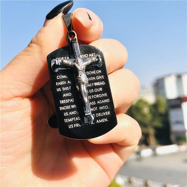 pendant necklaces christian inri jesus cross necklace men stainless steel geometric bible medal collar hombre drop, Silver
pendant necklaces christian inri jesus cross necklace men stainless steel geometric bible medal collar hombre drop, Silver
