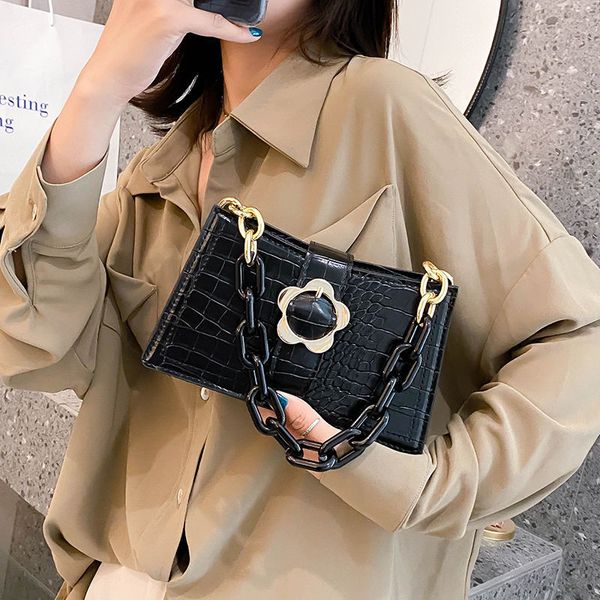 shopping summer niche popular small bag female 2021 new fashion crocodile pattern versatile chain shopping bag underarm bag
shopping summer niche popular small bag female 2021 new fashion crocodile pattern versatile chain shopping bag underarm bag