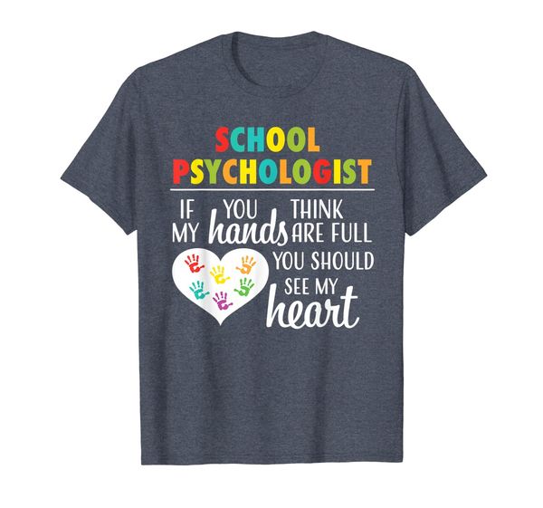 school psychologist heart shirt cute gift for women, White;black
school psychologist heart shirt cute gift for women, White;black