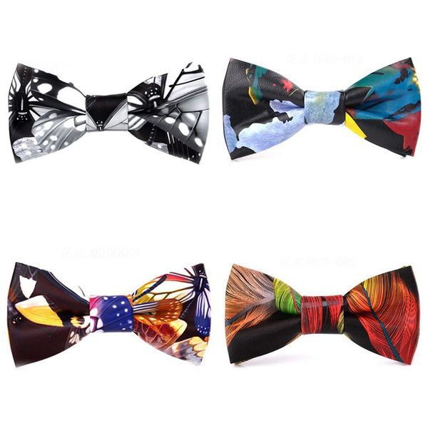 bow ties gusleson brand men's pu leather print pattern bowtie fashion men wedding casual gift bowties for accessories, Black;gray
bow ties gusleson brand men's pu leather print pattern bowtie fashion men wedding casual gift bowties for accessories, Black;gray