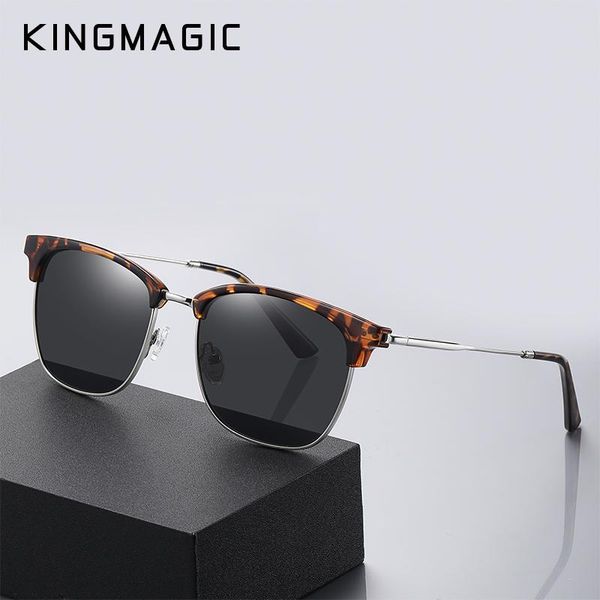 sunglasses kingmagic design men classic hd polarized sun glasses for driving uv400 protection, White;black
sunglasses kingmagic design men classic hd polarized sun glasses for driving uv400 protection, White;black