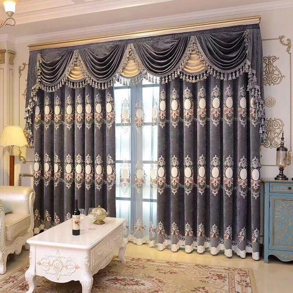 curtain & drapes custom high shading european-style chenille embroidered curtains for bedroom living room window screen
curtain & drapes custom high shading european-style chenille embroidered curtains for bedroom living room window screen