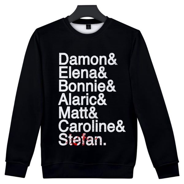 men's hoodies & sweatshirts the vampire diaires 2021 round collar men/women 3d casual o-neck cool pullovers, Black
men's hoodies & sweatshirts the vampire diaires 2021 round collar men/women 3d casual o-neck cool pullovers, Black